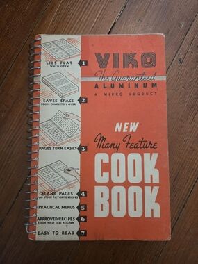 Vintage 1939 Cookbook
